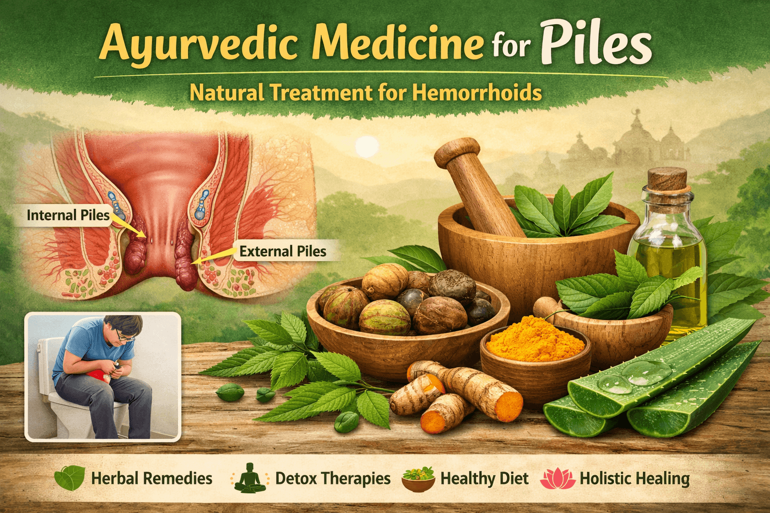 Ayurvedic Medicine for Piles: A Natural and Effective Solution for Long-Term Relief