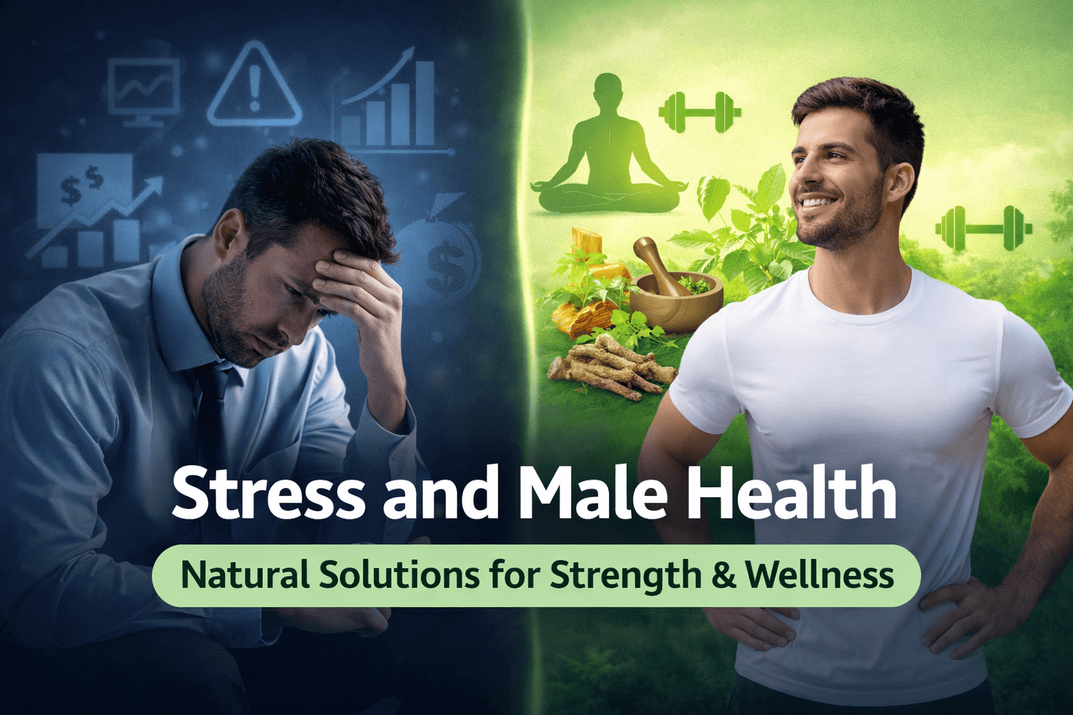 Stress and Male Health: Causes, Effects & Natural Healing Solutions