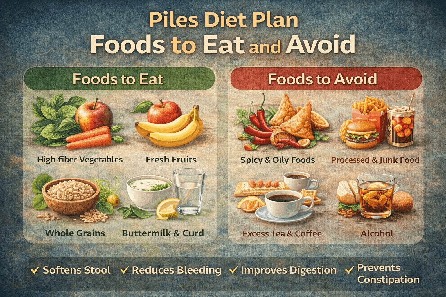 Diet Plan for Piles Patients
