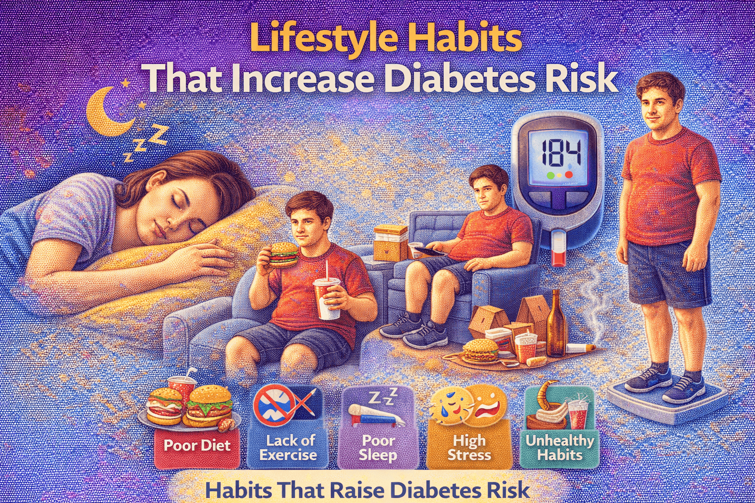 Lifestyle Habits That Increase Diabetes Risk
