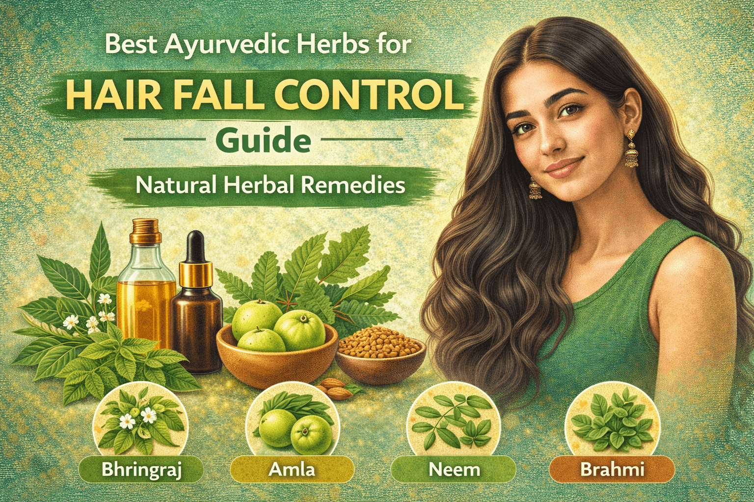 Best Ayurvedic Herbs for Hair Fall Control