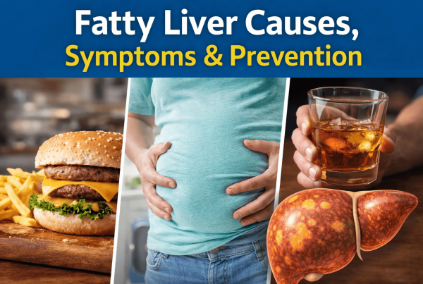 fatty liver causes symptoms and prevention showing junk food obesity alcohol and liver health problems