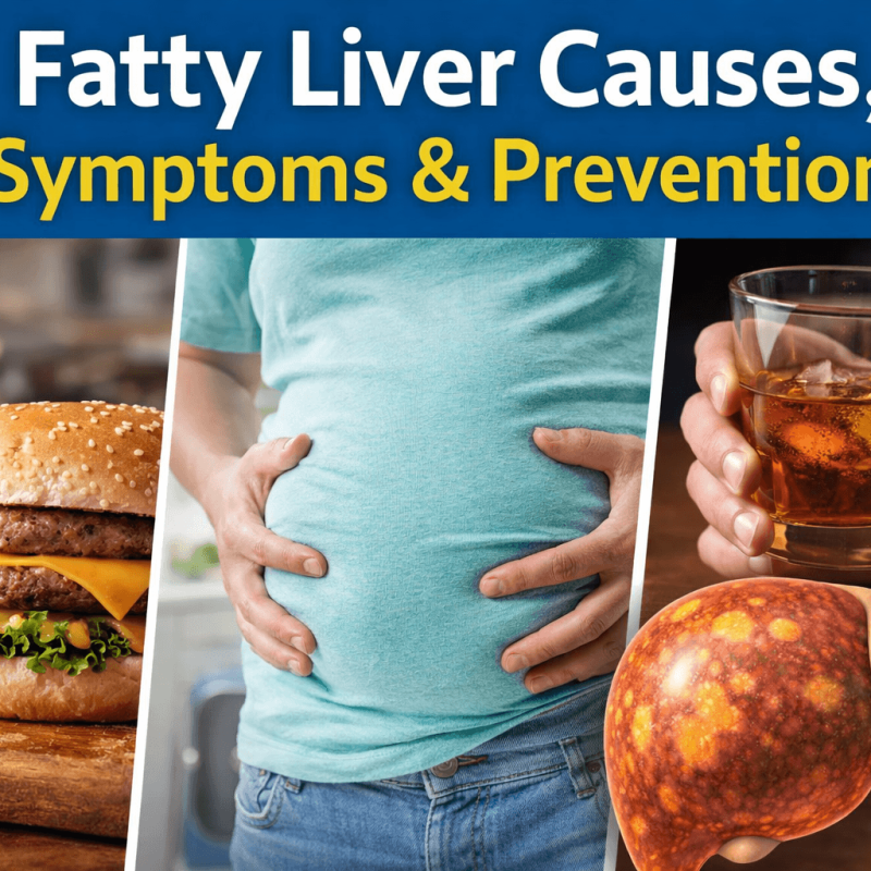 fatty liver causes symptoms and prevention showing junk food obesity alcohol and liver health problems