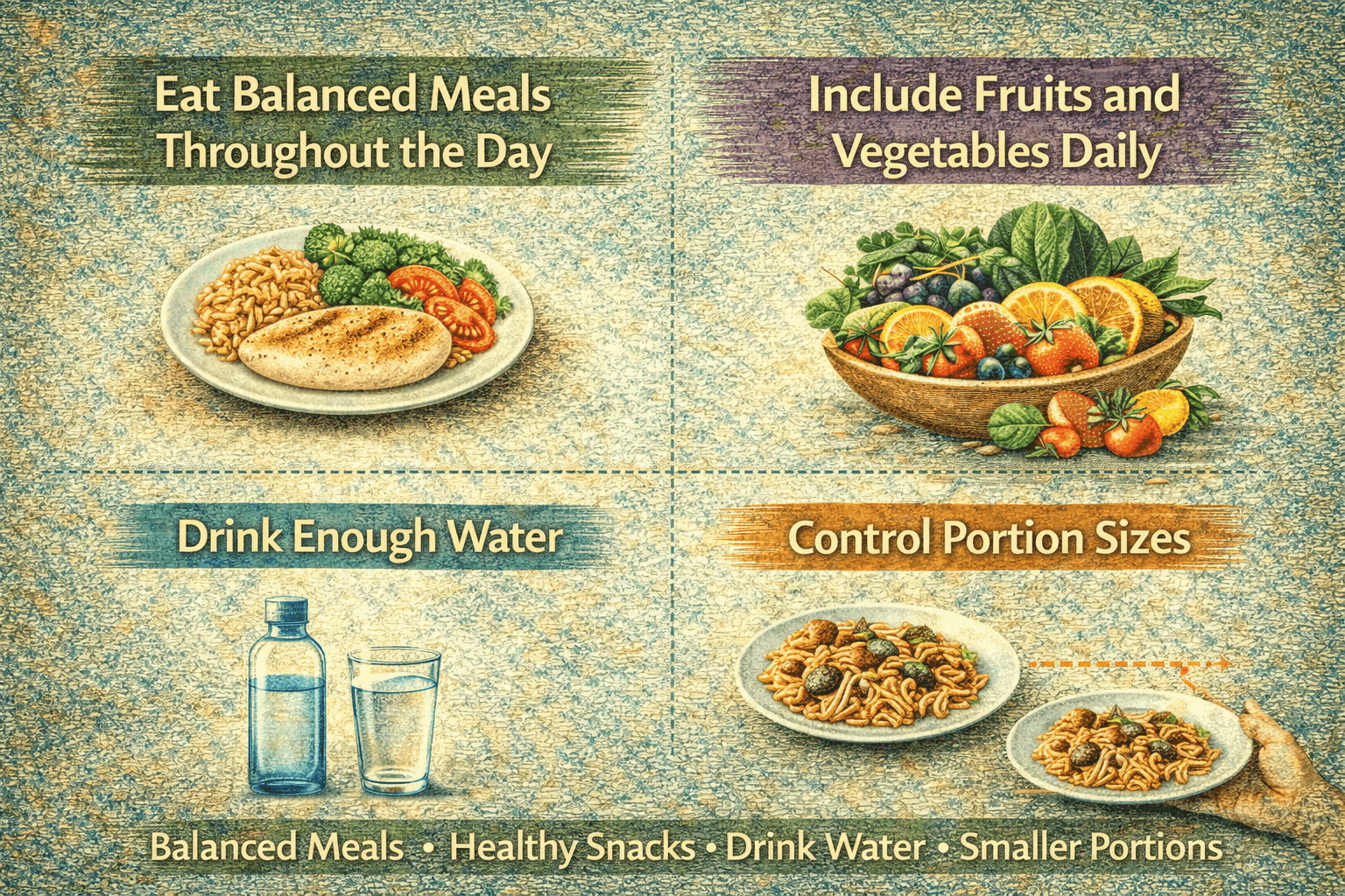 healthy-eating-habits-for-weight-management-infographic