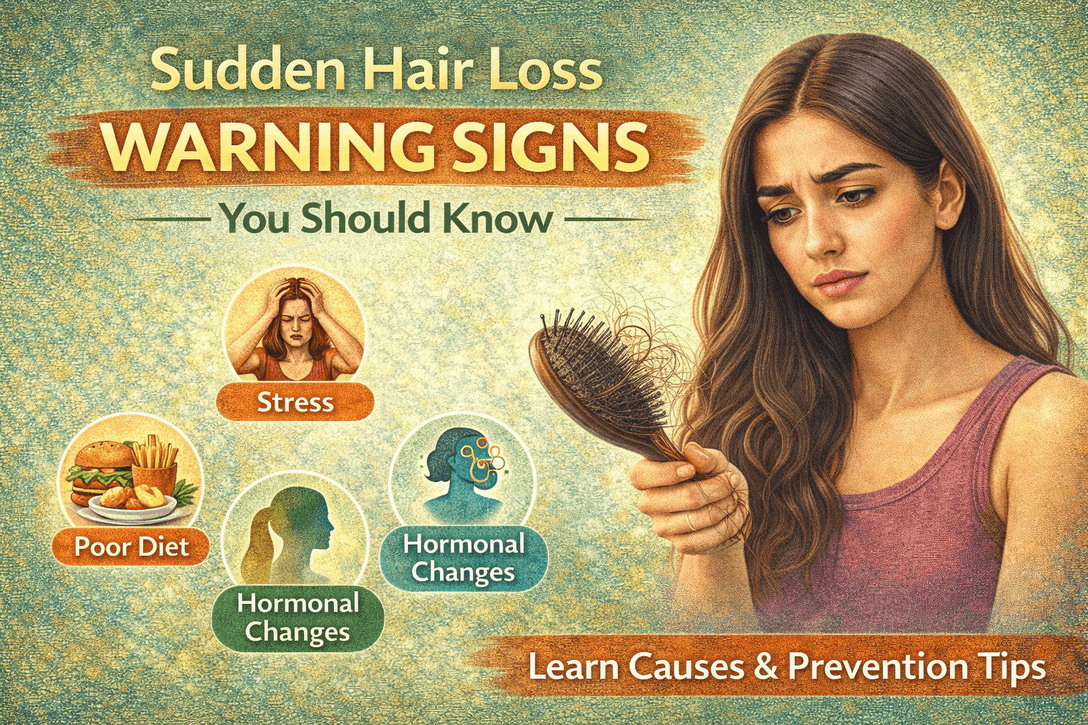 Why Sudden Hair Loss Happens? Warning Signs