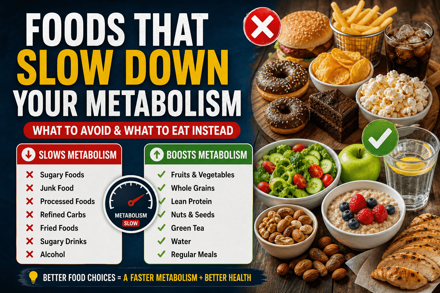 Foods That Slow Down Your Metabolism