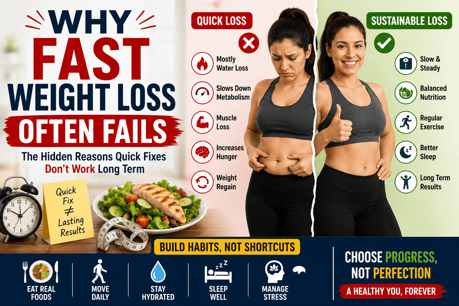 Why Fast Weight Loss Often Fails