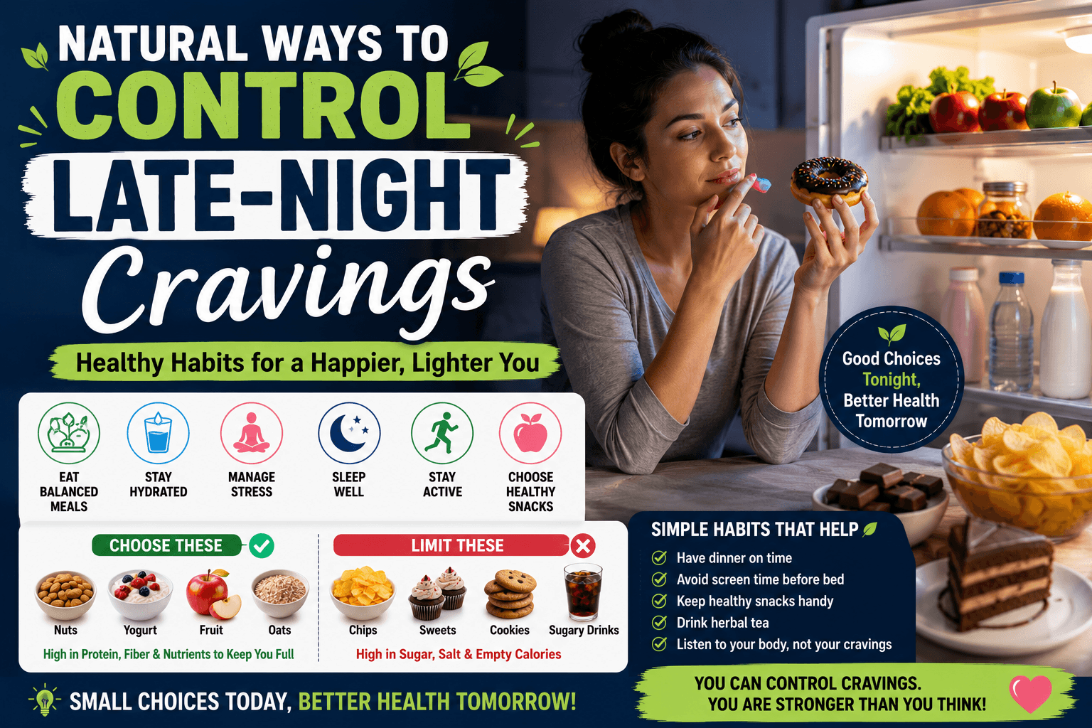 Natural Ways to Control Late-Night Cravings