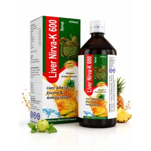 Liver Nirva-K 600 Ayurvedic liver support supplement for digestion, detoxification, stomach comfort, and overall wellness