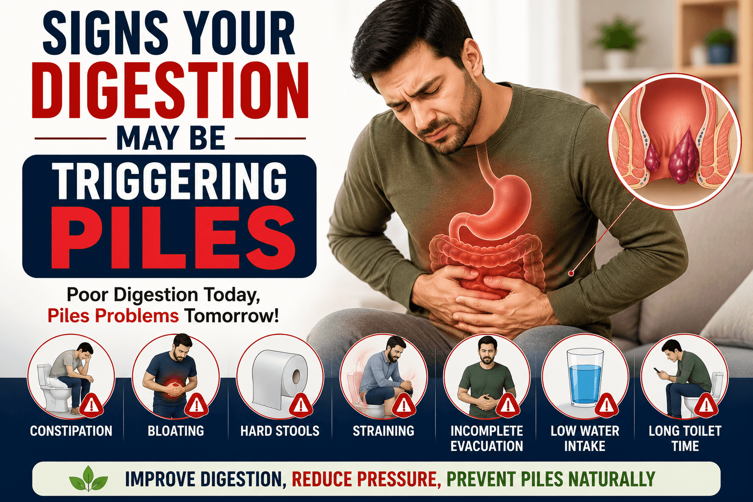 Signs Your Digestion May Be Triggering Piles
