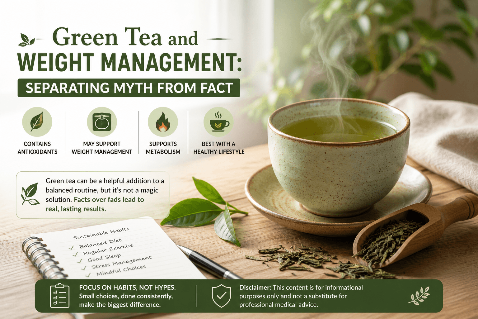 Green Tea and Weight Management: Separating Myth From Fact