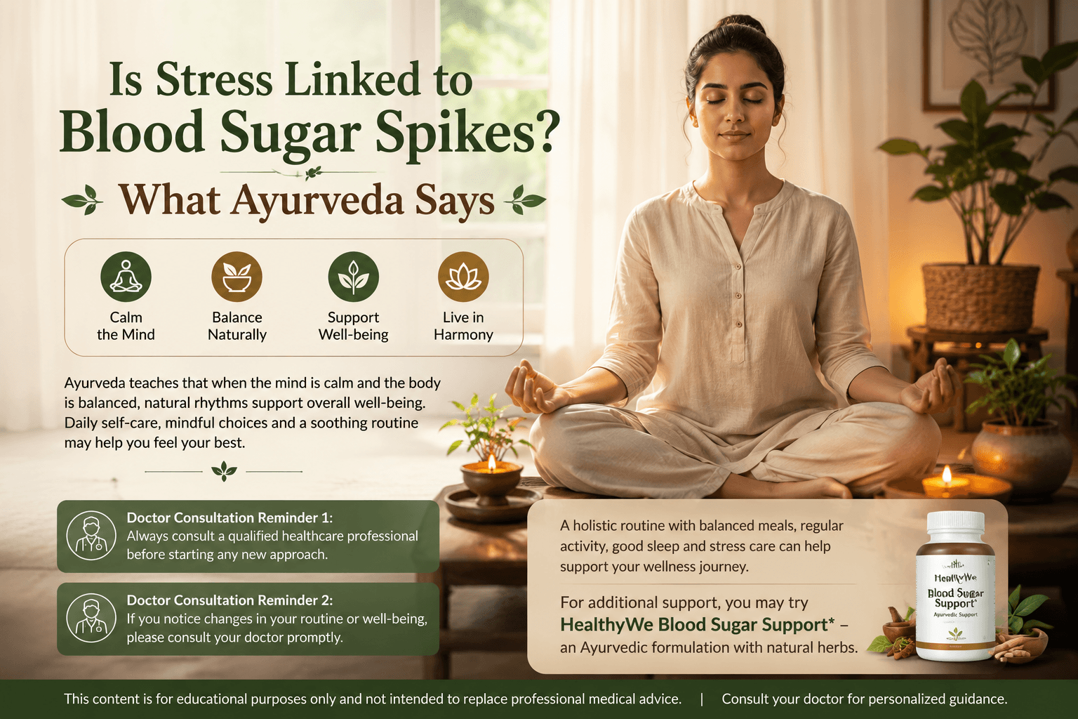 Is Stress Linked to Blood Sugar Spikes? What Ayurveda Says