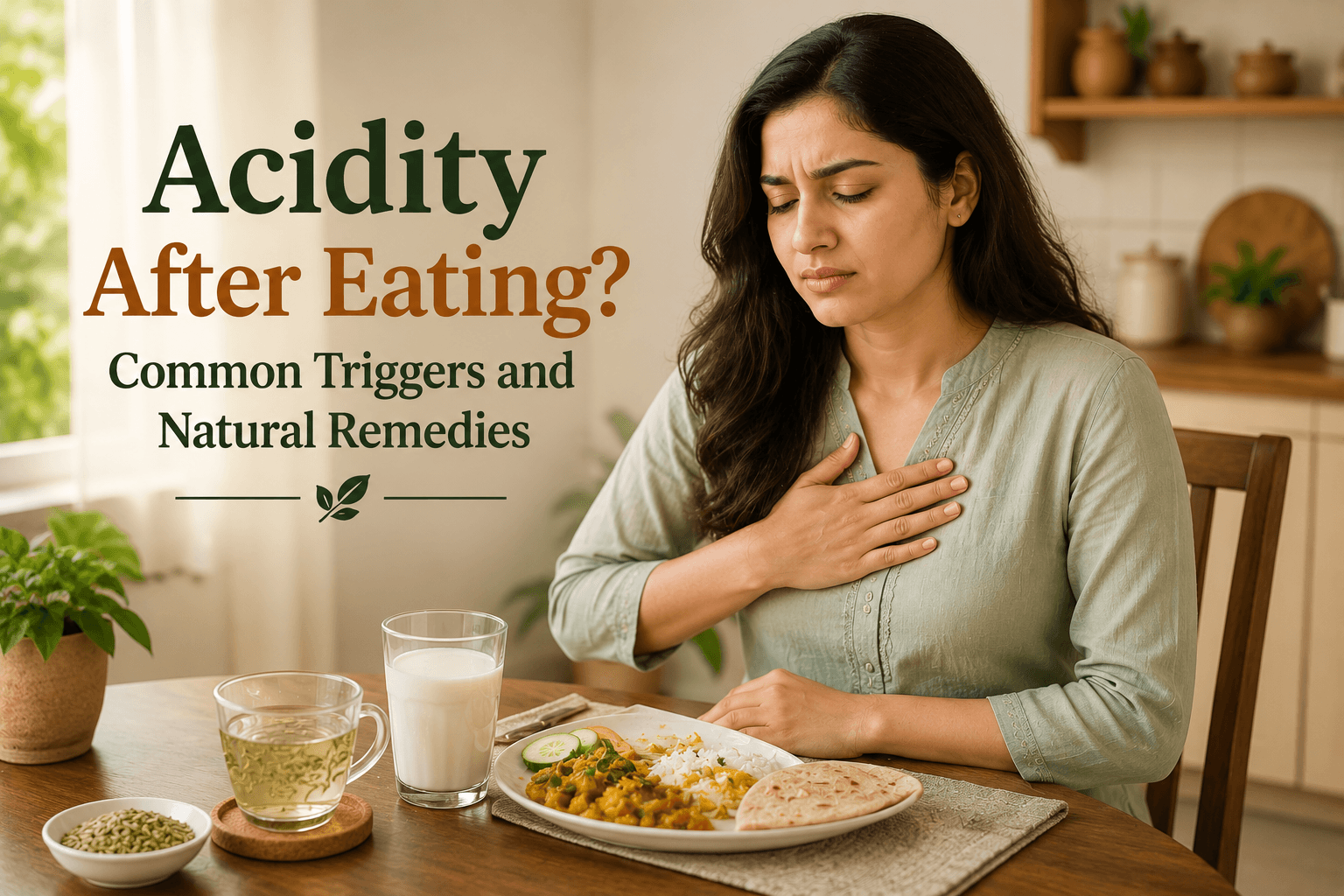 Acidity After Eating? Common Triggers and Natural Remedies