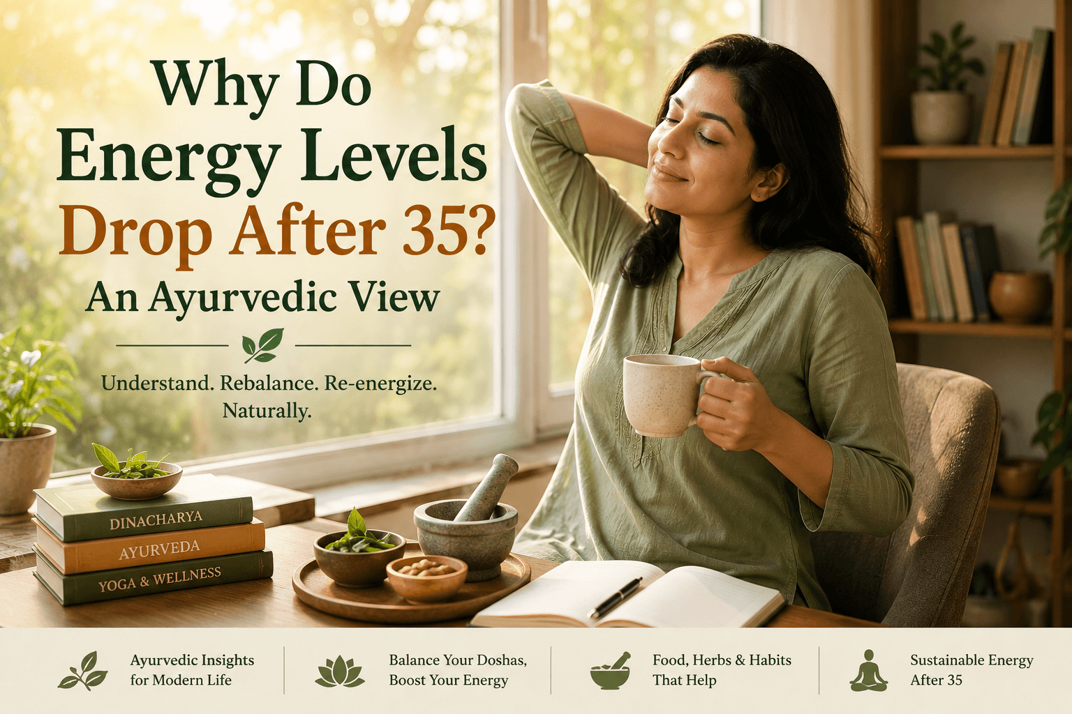 Why Do Energy Levels Drop After 35? An Ayurvedic View