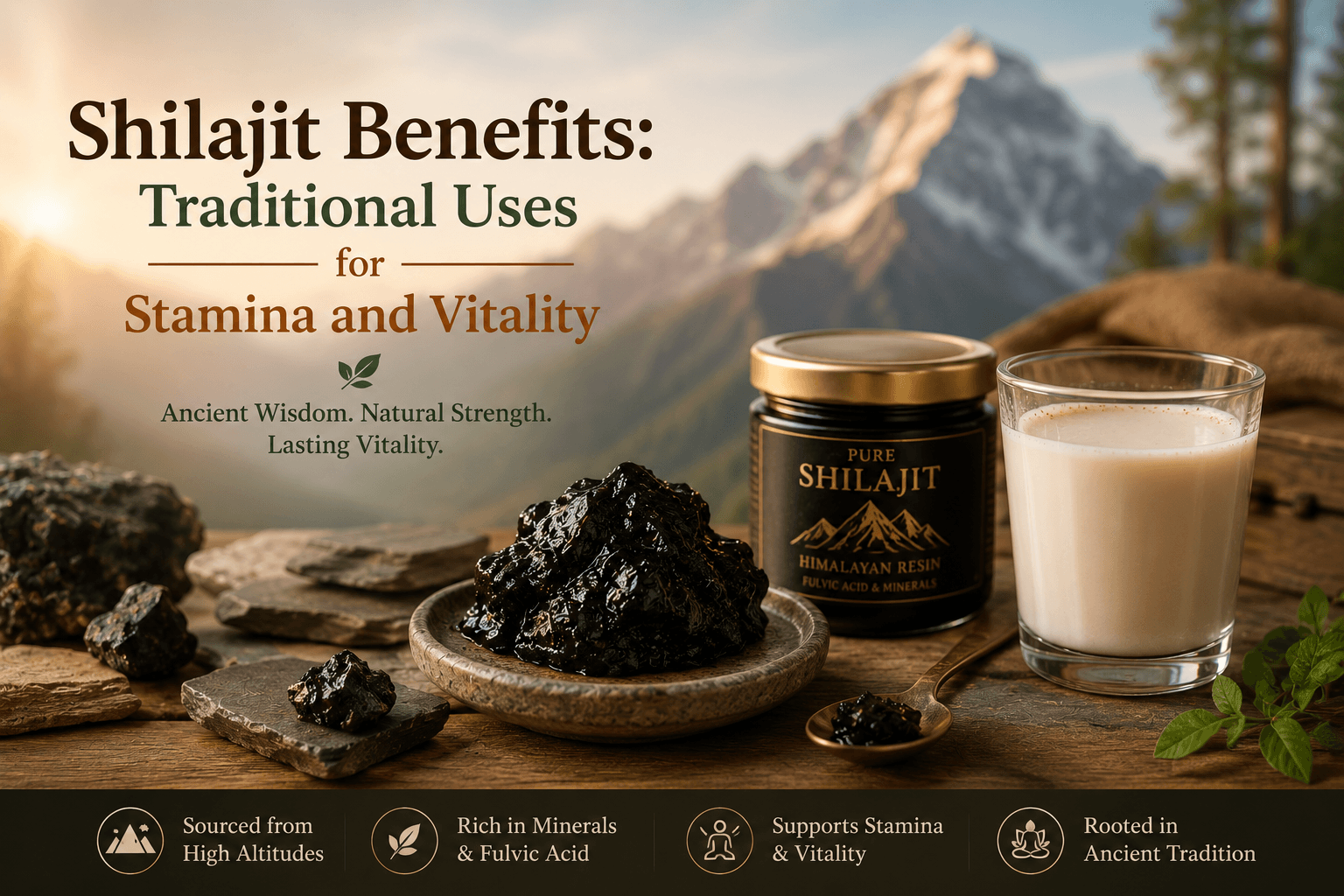 Shilajit Benefits: Traditional Uses for Stamina and Vitality