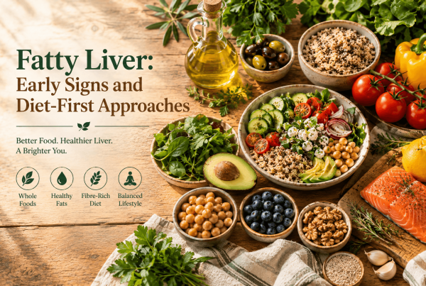 Fatty liver early signs shown through Mediterranean-style diet foods