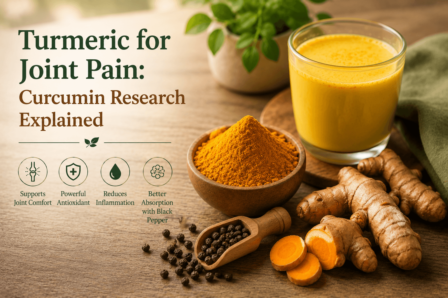 Turmeric for Joint Pain: Curcumin Research Explained