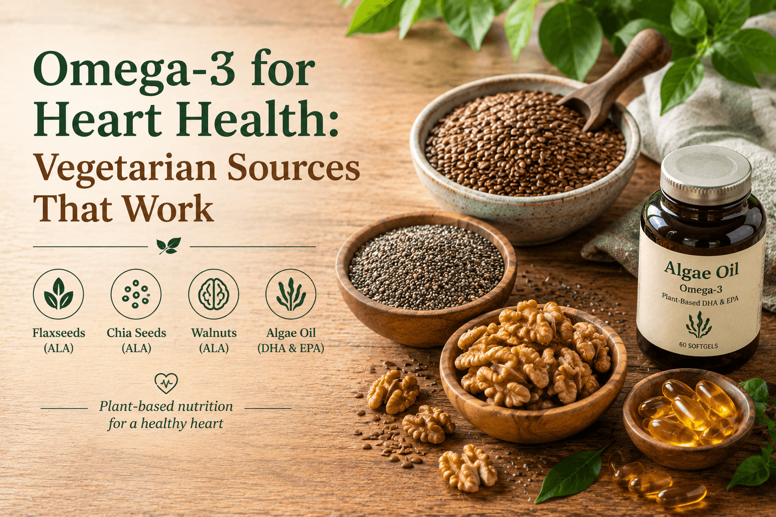 Omega-3 for Heart Health: Vegetarian Sources That Work